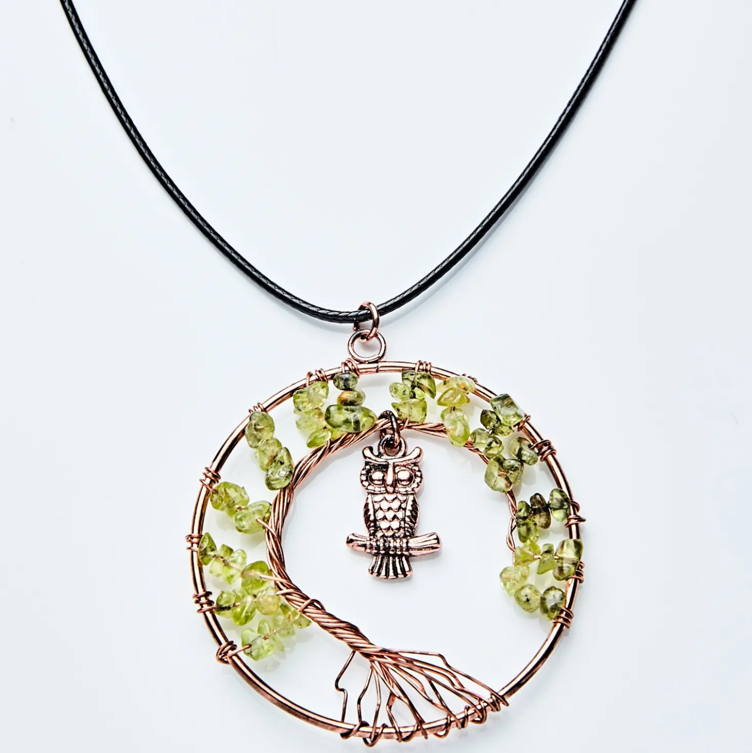 Kette "Baum mit Eule"