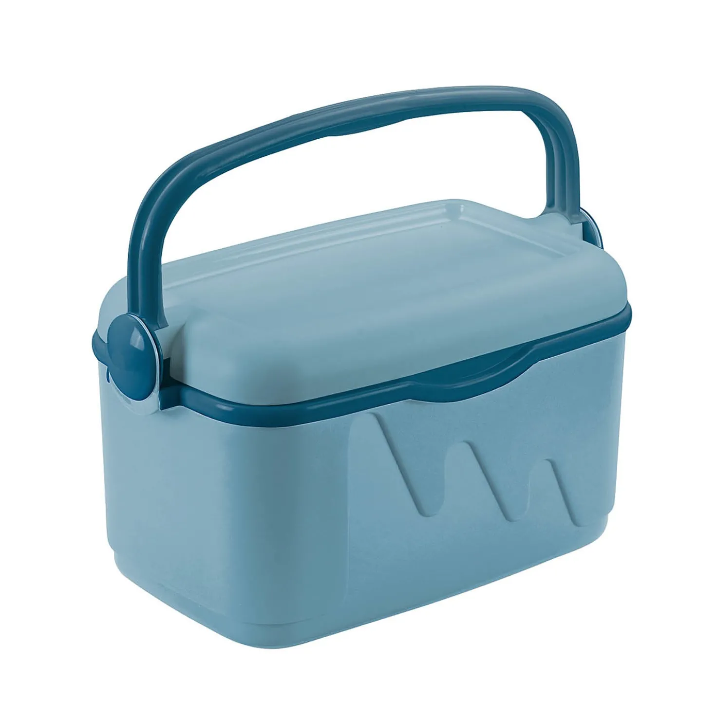 Kühlbox mit Deckel und Bügelgriff 10 L blau CURVER