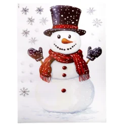 Kühlschrankaufkleber Schneemann