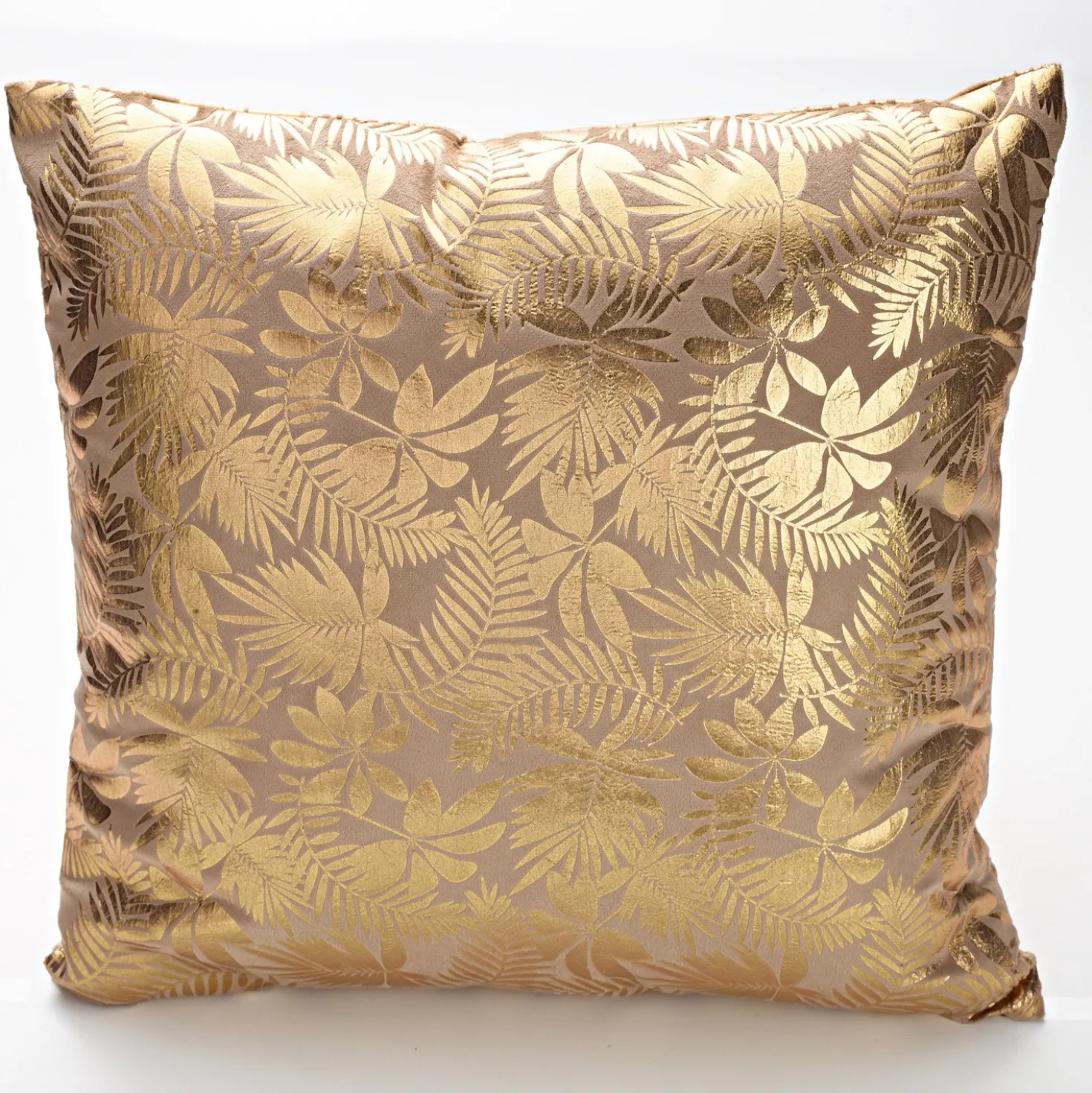 Kissenhülle gold-gemustert 45x45 cm