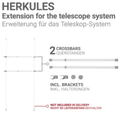Kleiderstange Herkules 2er Set WENKO