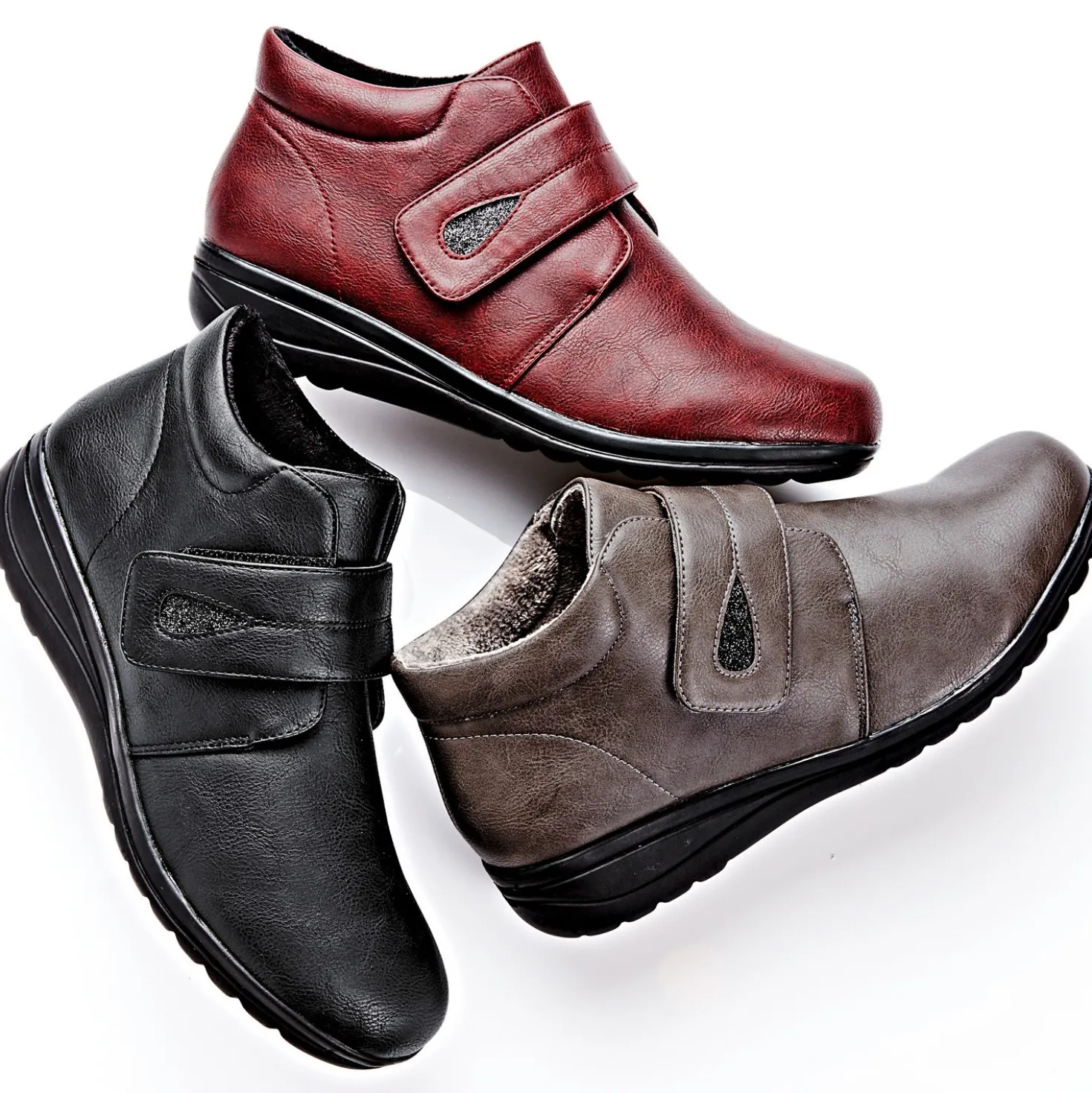 Klett-Bootie "Becky" grau