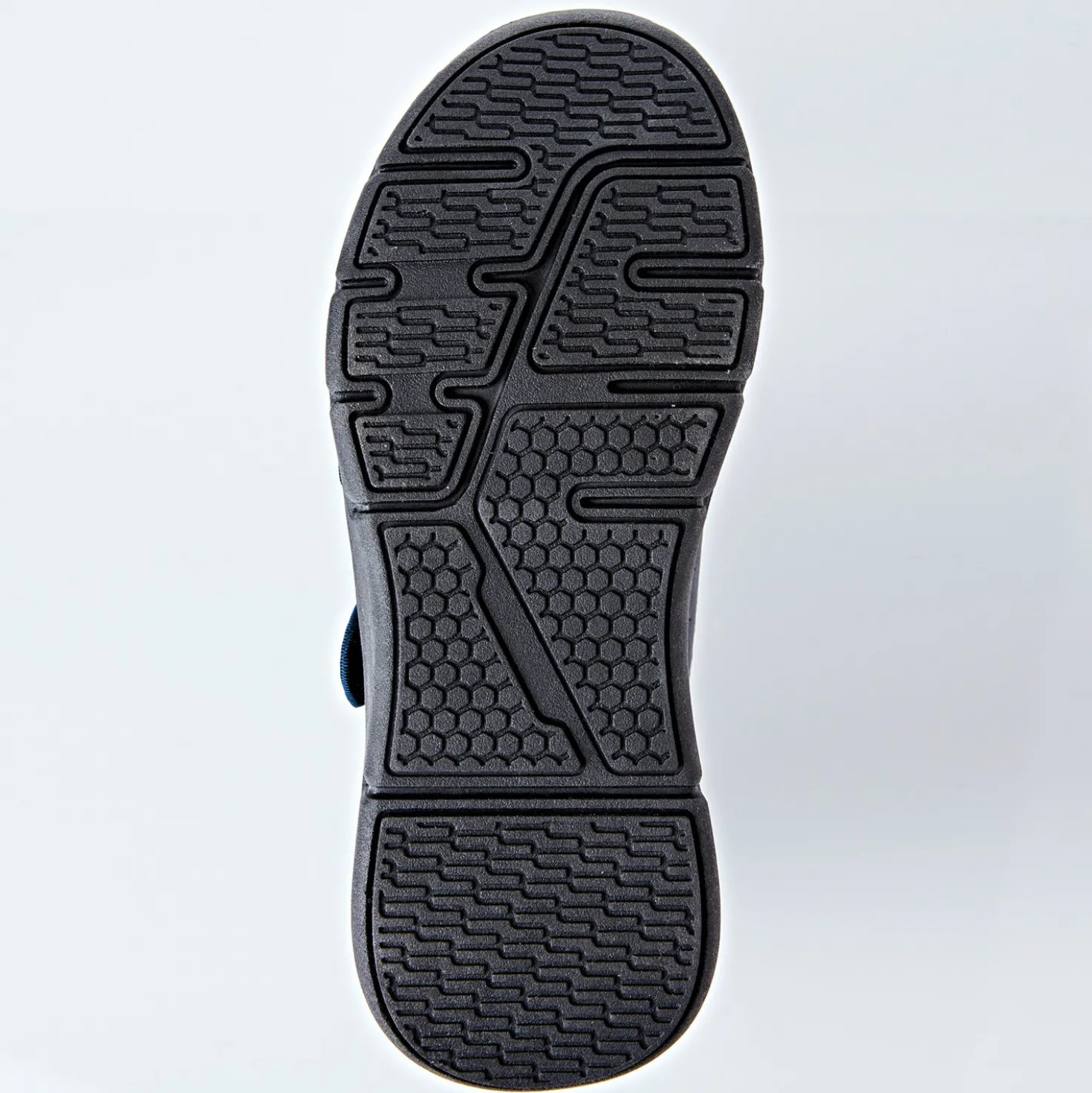 Komfort-Schuh mit Klettverschluss blau