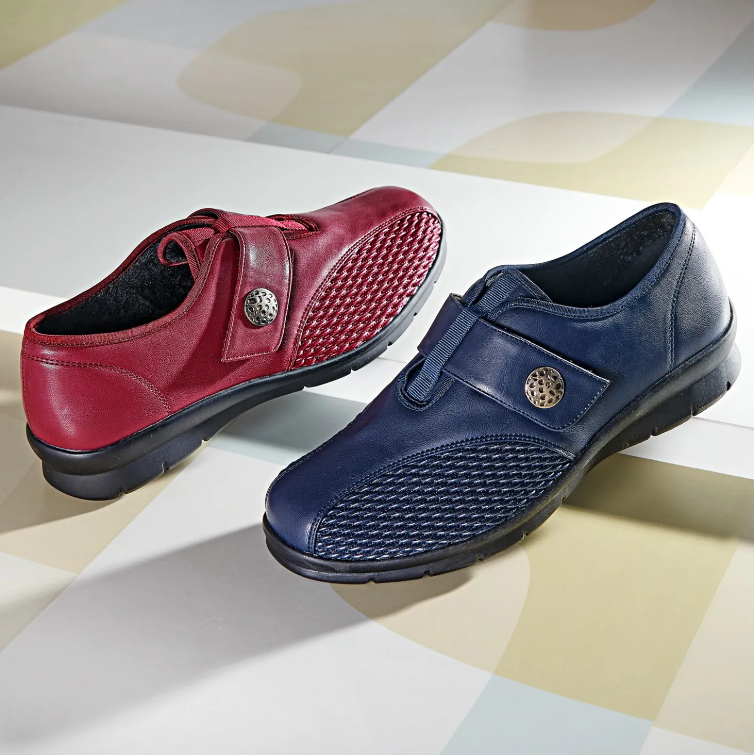Komfort-Schuh "Paula" bordeaux