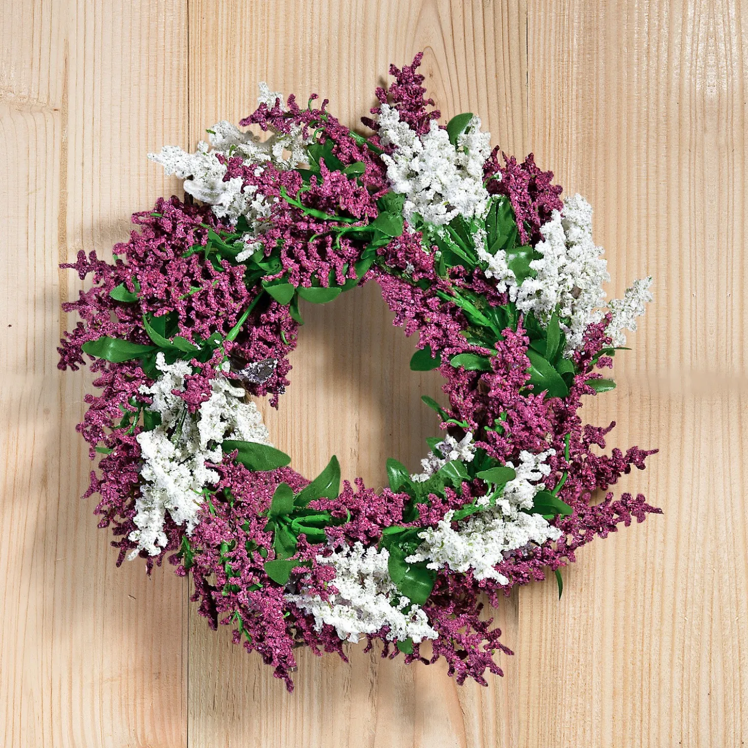 Kunstblumenkranz Heidekraut