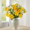 Kunstblumenstrauß Narzissen und Margeriten