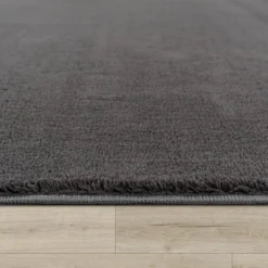 Kurzflor-Teppich CADIZ 630 Anthrazit Rund Paco Home