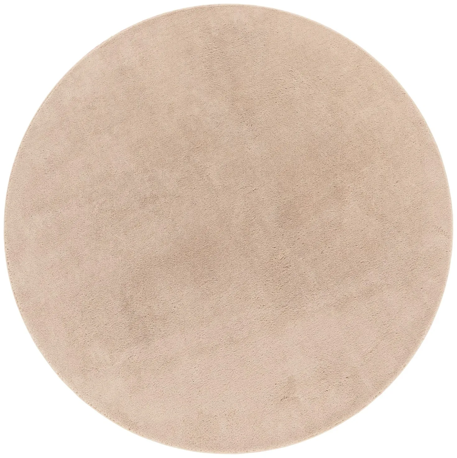 Kurzflor-Teppich CADIZ 630 Beige Rund Paco Home