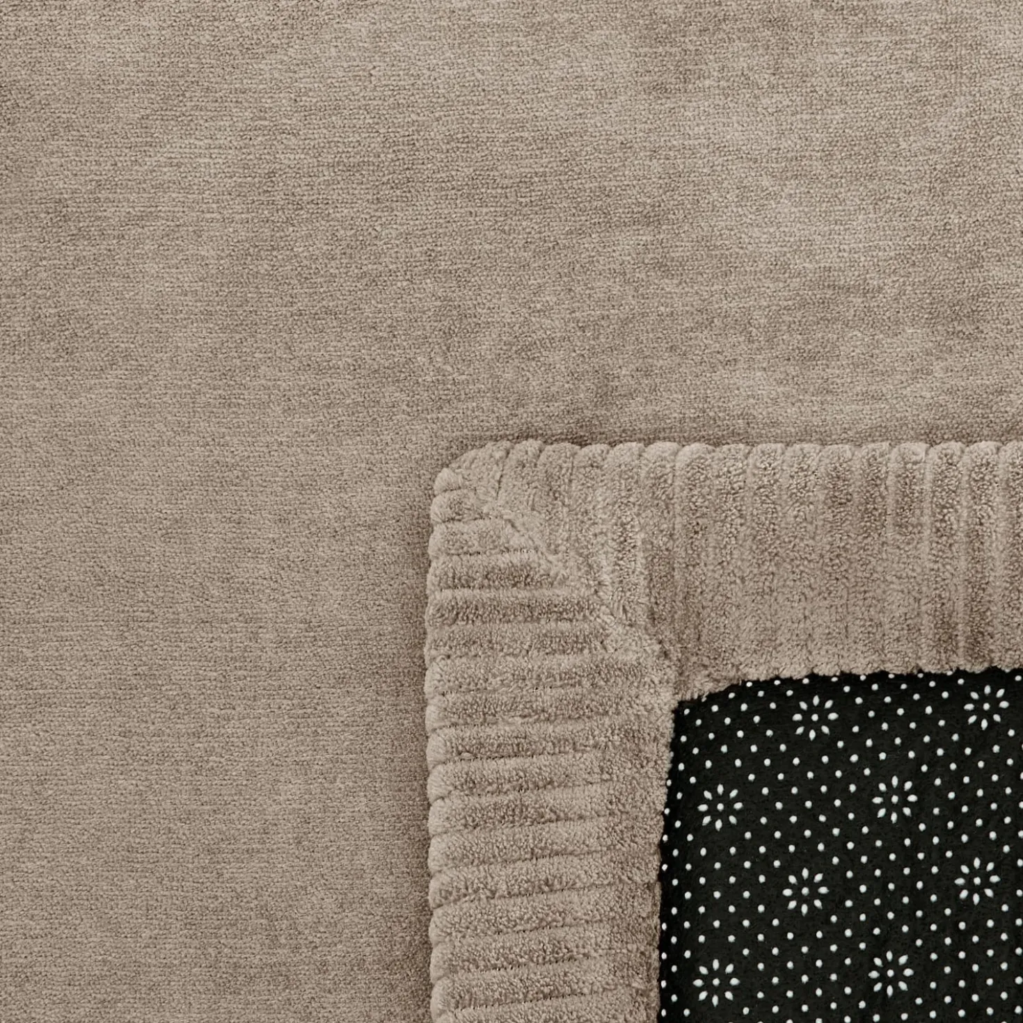 Kurzflor-Teppich TATAMI 475 Beige Rund Paco Home