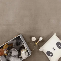 Kurzflor-Teppich TATAMI 475 Beige Rund Paco Home