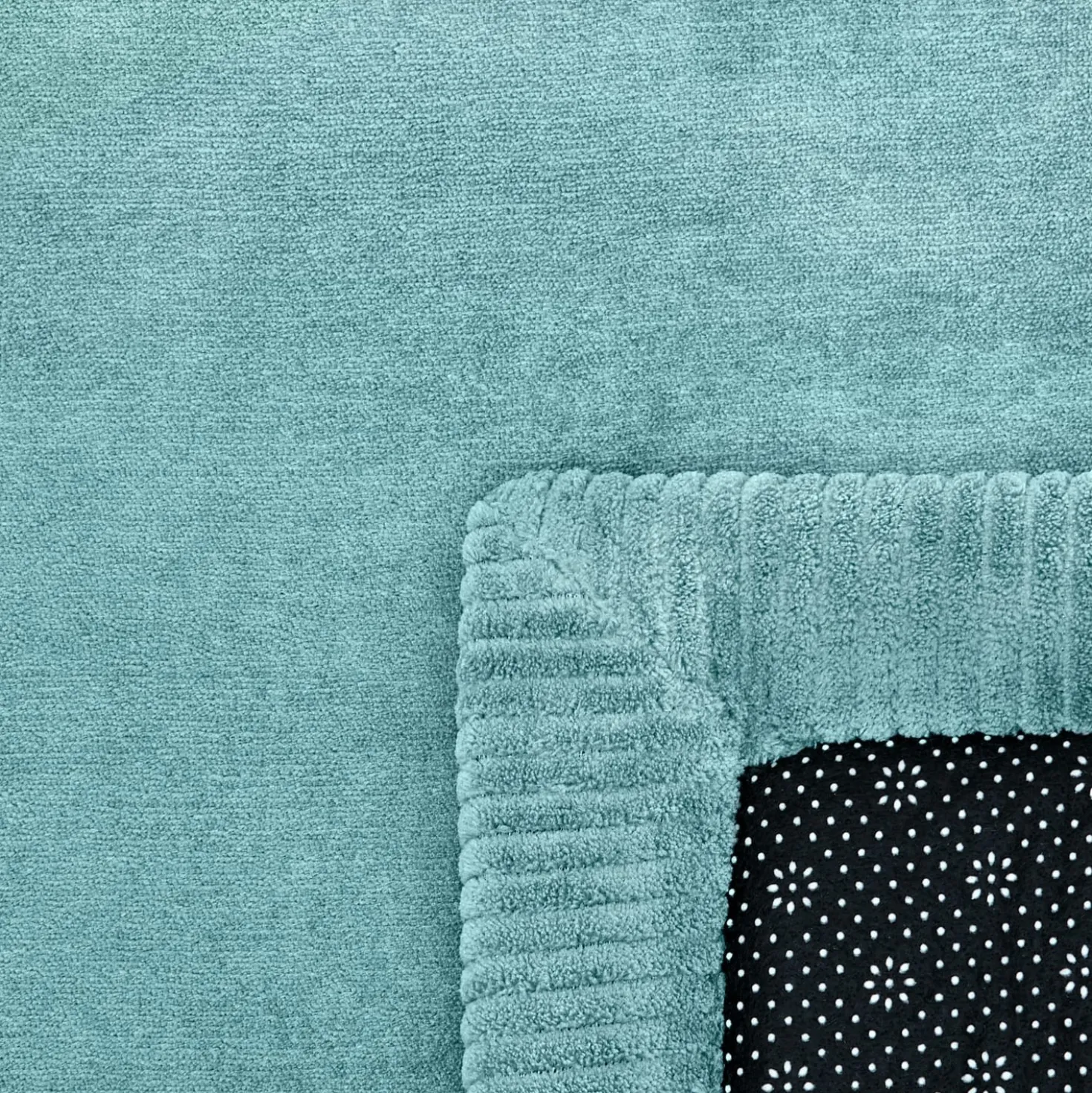 Kurzflor-Teppich TATAMI 475 Blau Rechteckig Paco Home