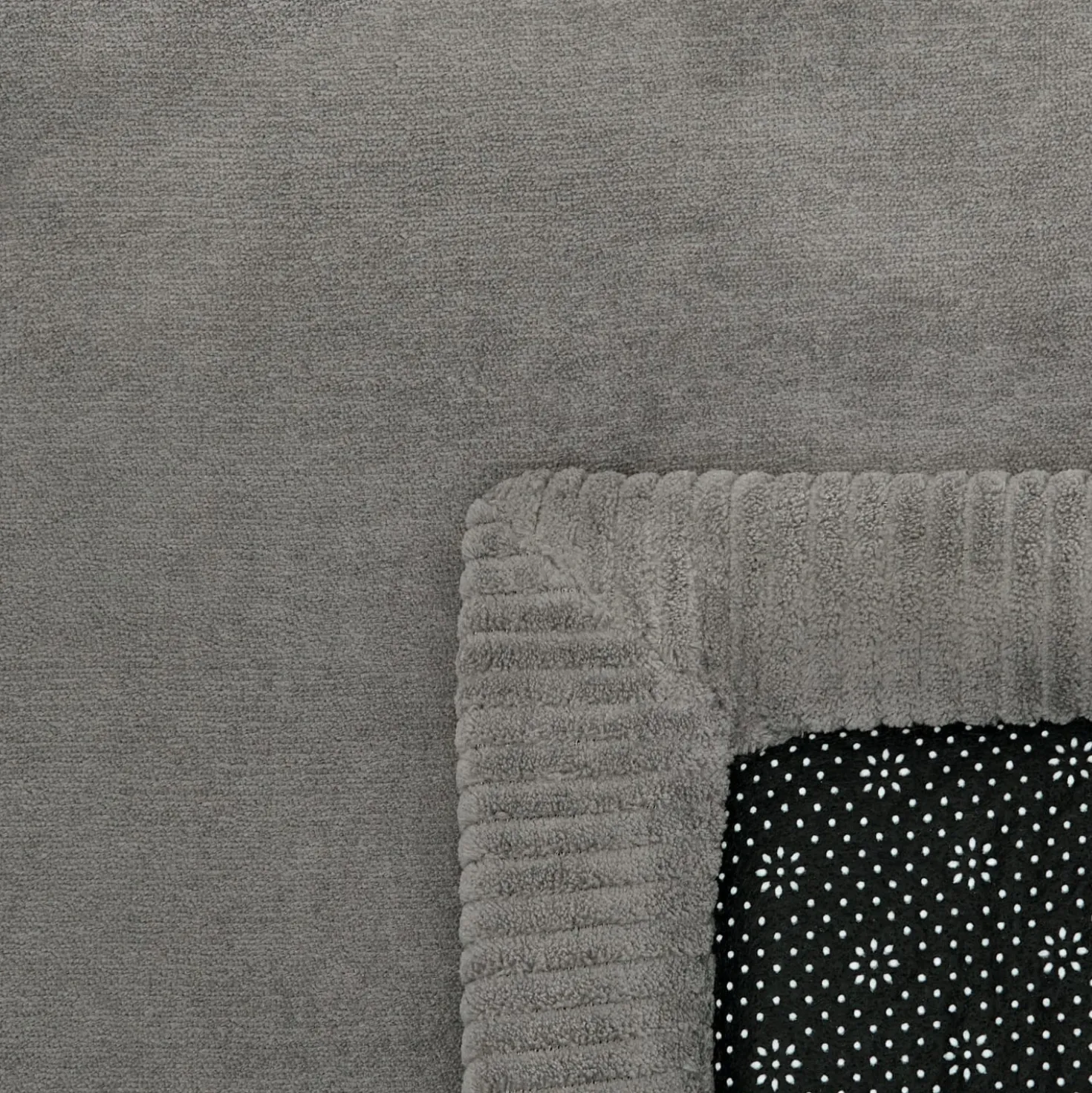 Kurzflor-Teppich TATAMI 475 Grau Rechteckig Paco Home