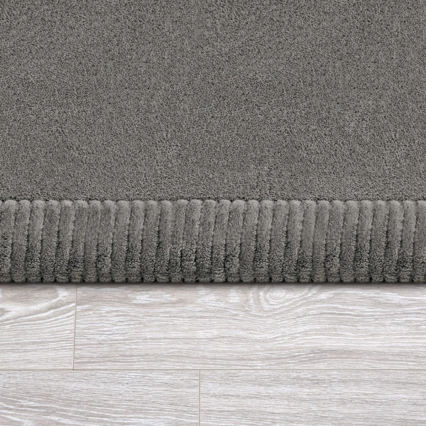 Kurzflor-Teppich TATAMI 475 Grau Rechteckig Paco Home