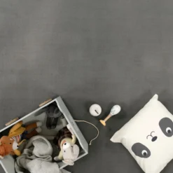 Kurzflor-Teppich TATAMI 475 Grau Rechteckig Paco Home