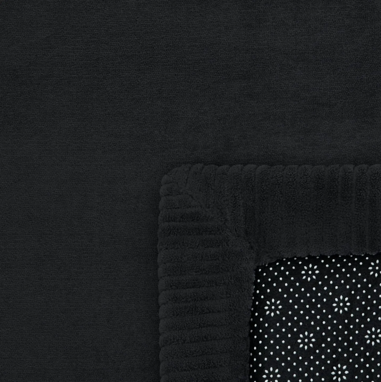 Kurzflor-Teppich TATAMI 475 Schwarz Rechteckig Paco Home