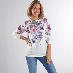 Langarm-Shirt "Schmetterlinge"