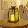 Laterne mit LED-Kerze
