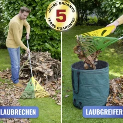 Laubrechen 3-in-1 mit Teleskopstiel MAXIMEX