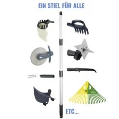 Laubrechen 3-in-1 mit Teleskopstiel MAXIMEX