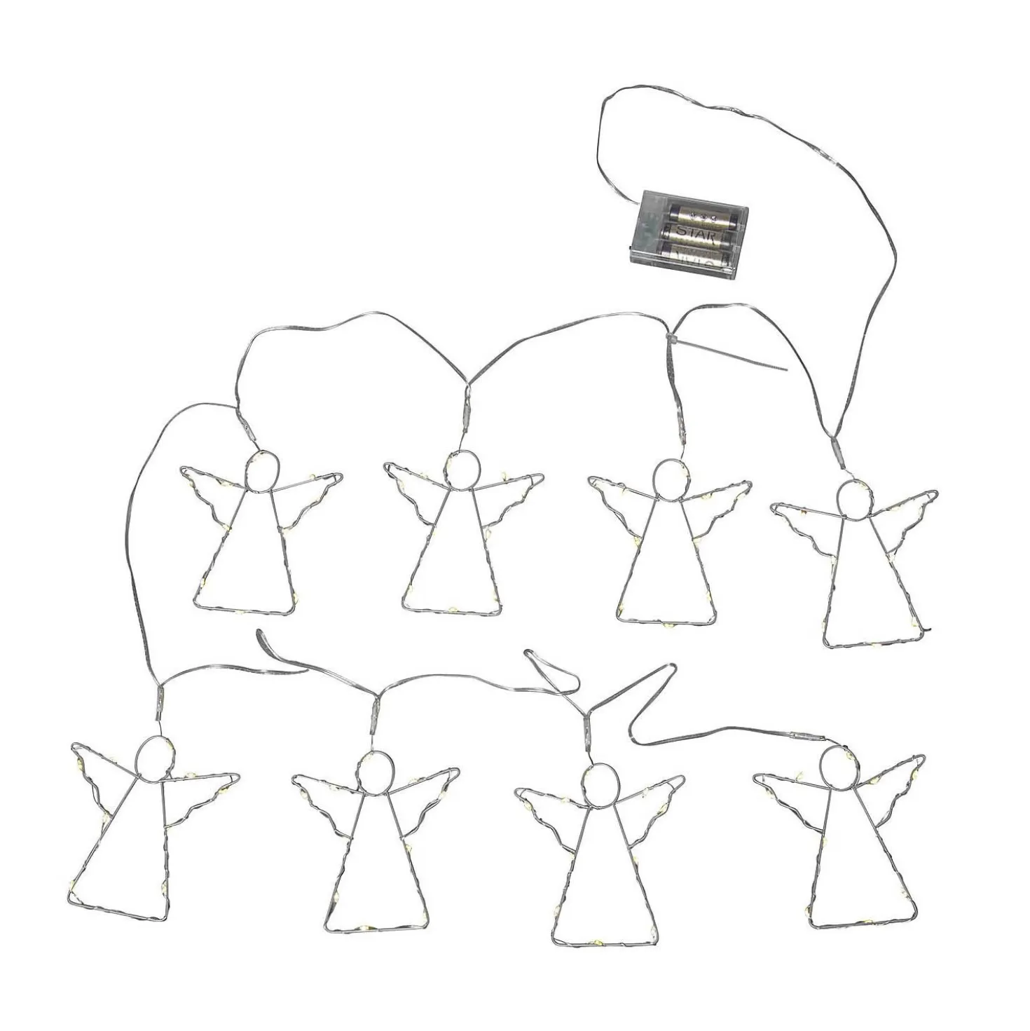 LED-Draht-Lichterkette Angela 80 LED STAR TRADING