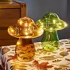 LED-Glas-Pilz goldfarben Eldo