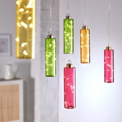 LED-Hängeleuchte grün Eldo