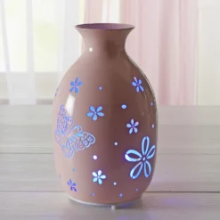 LED-Metallvase