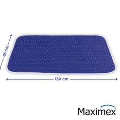 Maximex Dampf-Bügeldecke 130 x 65 cm, 50% Zeit- und Stromersparnis