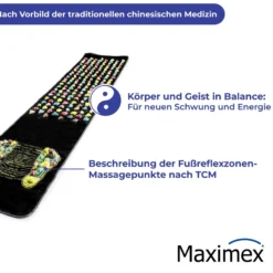 Maximex Fußreflexzonen-Massagematte, ca. 175 x 35 cm