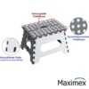 Maximex Klapphocker Secura, faltbarer Tritthocker
