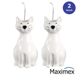 Maximex Luftbefeuchter Katze 2er Set, Füllmenge 300 ml
