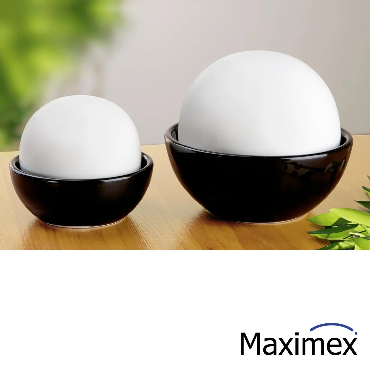 Maximex Luftbefeuchter Rondo 2er Set, Dekorativ und dezent