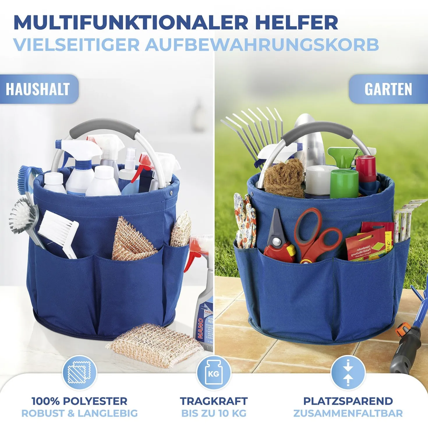 Maximex PutzProfi Universal Reinigungs-Caddy blau