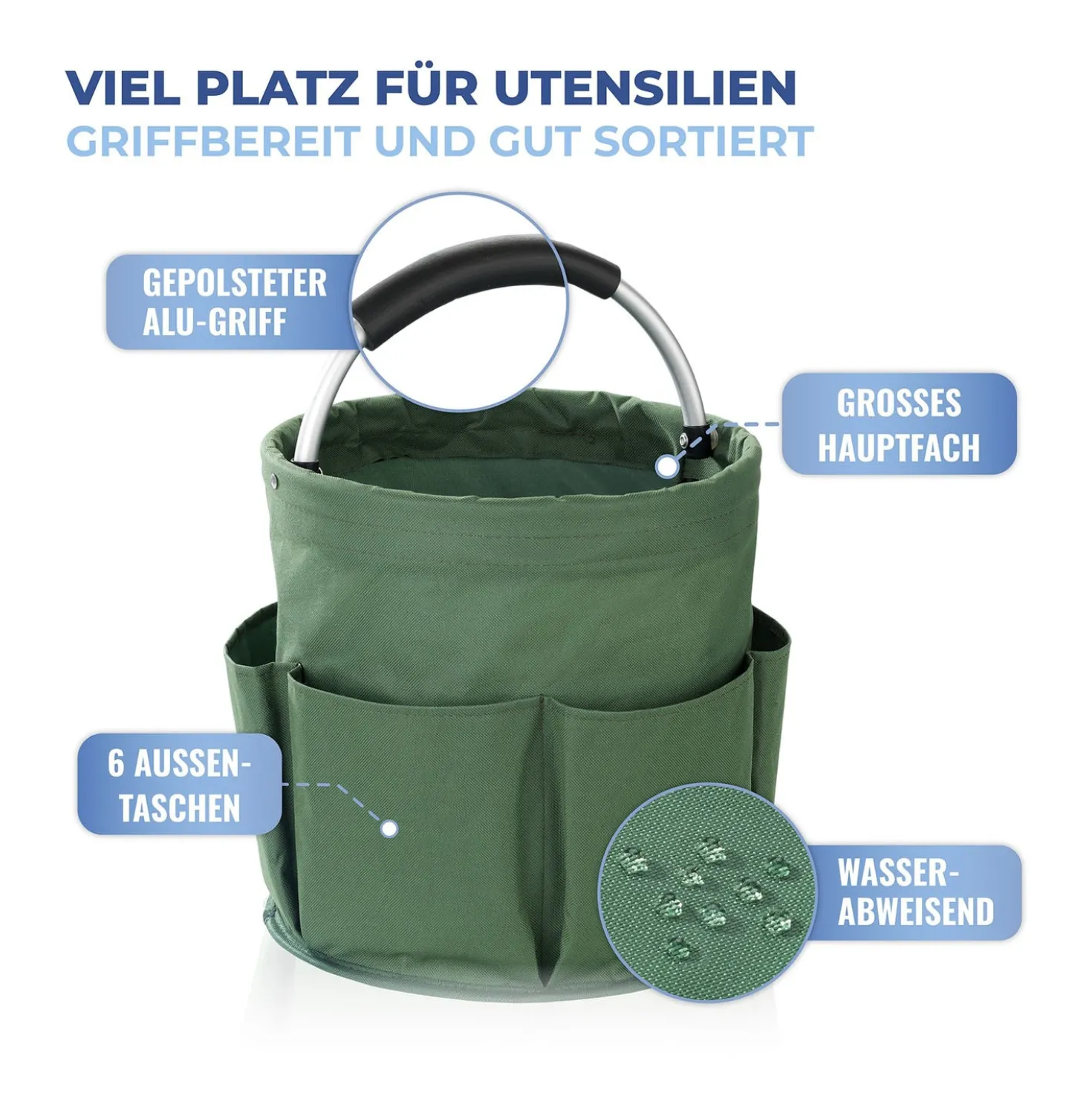 Maximex PutzProfi Universal Reinigungs-Caddy grün