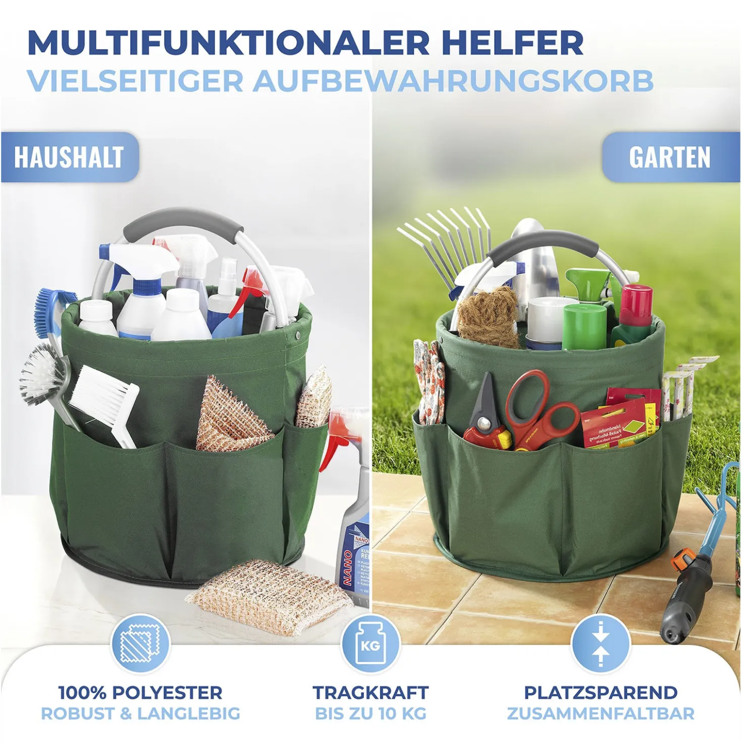 Maximex PutzProfi Universal Reinigungs-Caddy grün