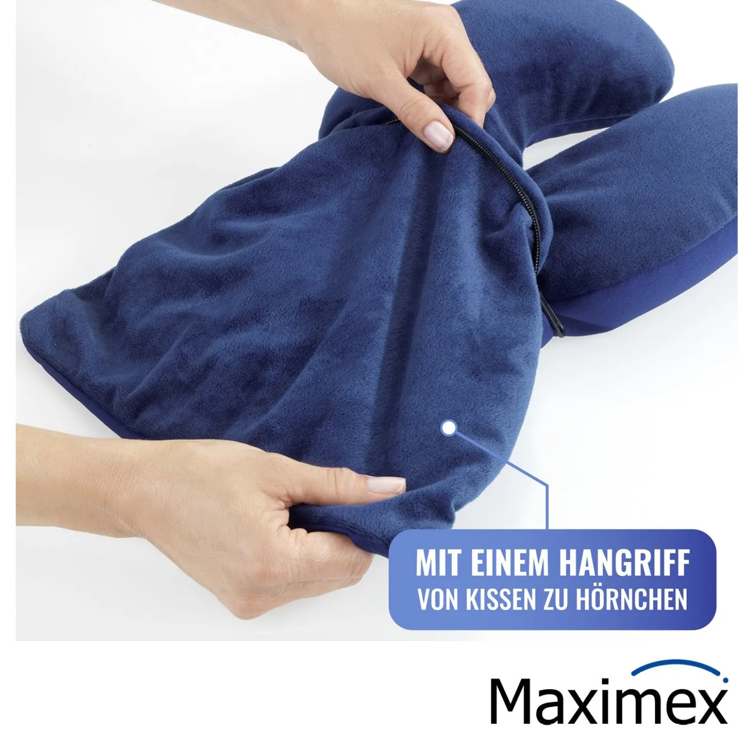 Maximex Reisekissen mit Nackenstütze 2-in-1