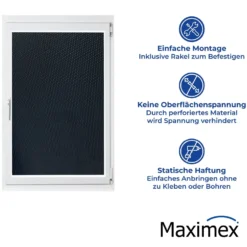 Maximex Sonnenschutzfolie perforiert, 56 x 200 cm
