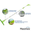 Maximex Sprüh-Fensterwischer extra lang, Arbeitshöhe bis 420 cm