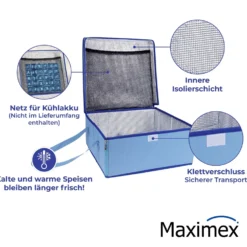 Maximex Transport-Kühltasche, 38 x 17 x 38 cm