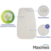 Maximex Wanneneinlage Natur-Kautschuk Beige, 37 x 90 cm