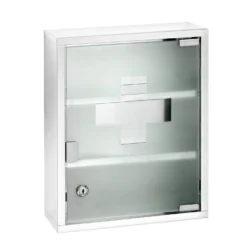 Medikamentenschrank Edelstahl glänzend 30 x 40 cm WENKO