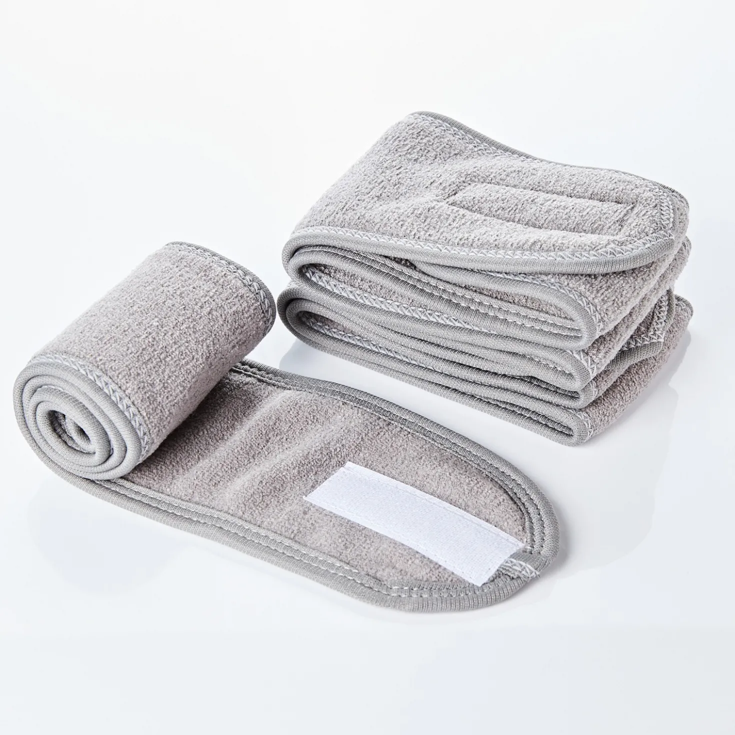 Mikrofaser Kosmetik-Stirnband 3er-Set