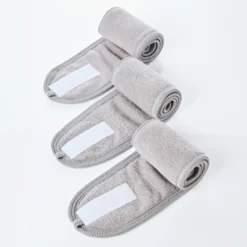 Mikrofaser Kosmetik-Stirnband 3er-Set