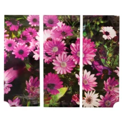 Mülltonnenaufkleber "Gerbera" 3er-Set