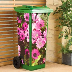 Mülltonnenaufkleber "Gerbera" 3er-Set