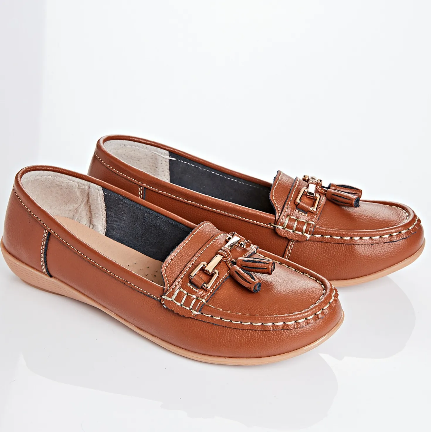 Mokassin "Karen" cognac