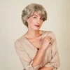 Naturell Perücke "Lisa" grau