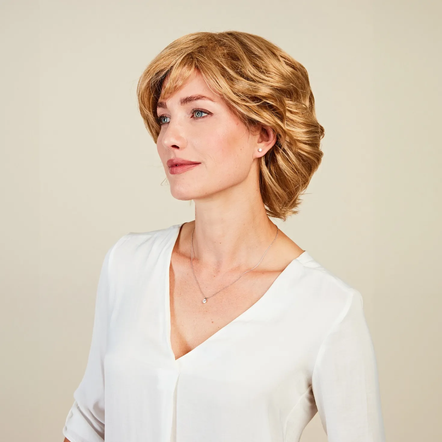 Naturell Perücke "Lisa" mittelblond