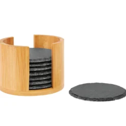 Naturschiefer-Untersetzer Set 8-teilig in Box WESTMARK