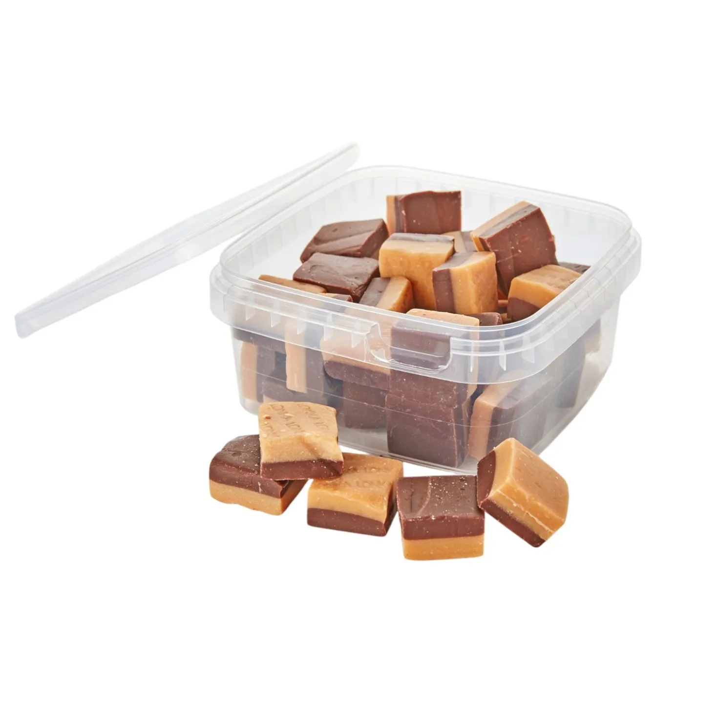 Old English Fudge "Vanille-Schoko" in Frischhaltebox 300g